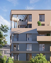 Balkon einer Eigentumswohnung